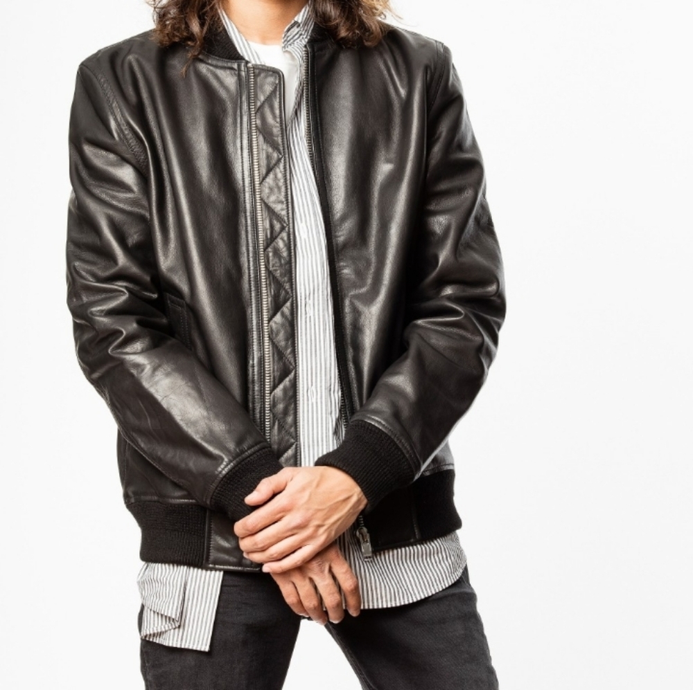 Zadig & Voltaire Men's Leather Jacket